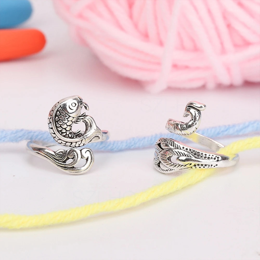 Anillo duradero para tejer, ideal para uso prolongado