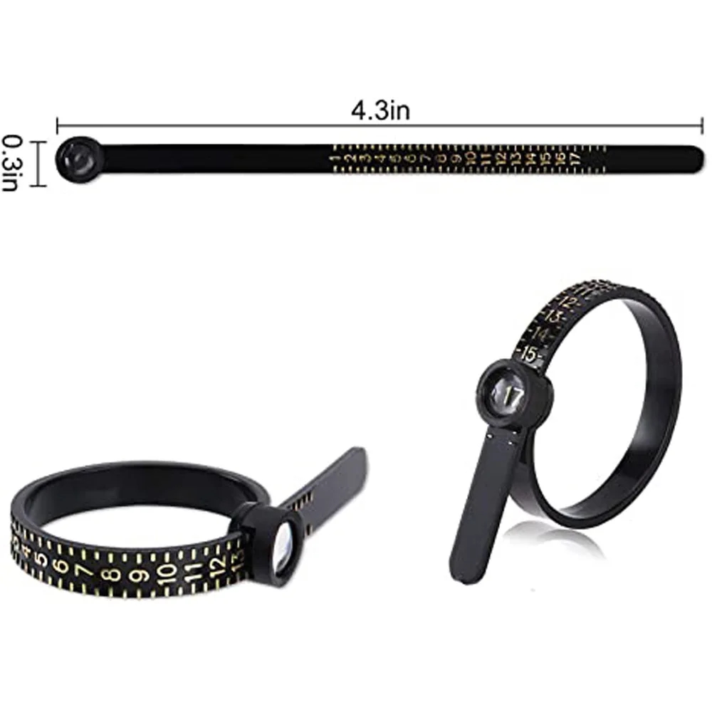 The small size of the tool allows you to easily take it with you when buying jewelry