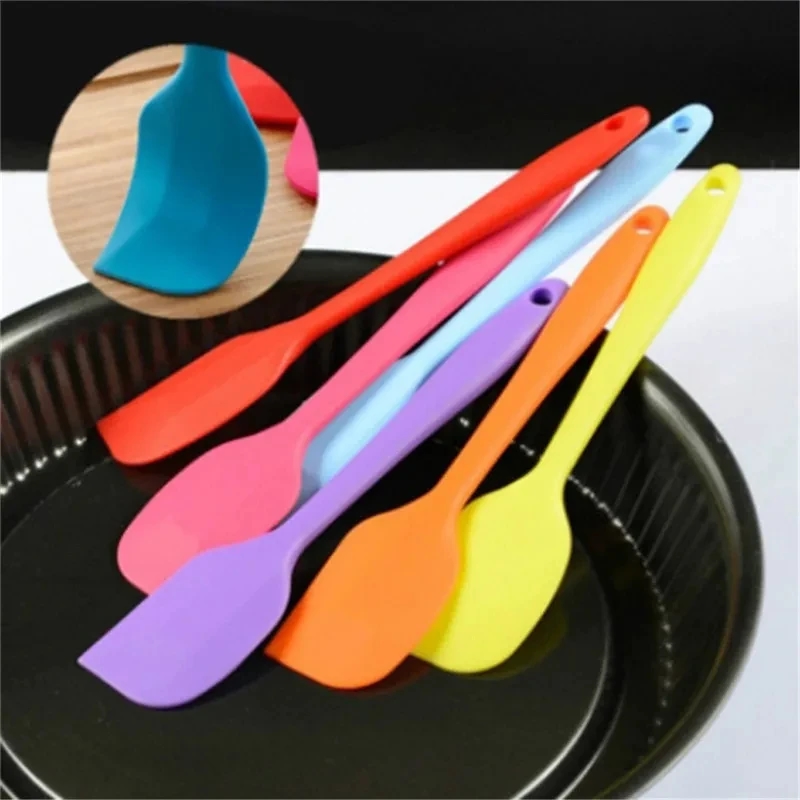 Elegant silicone spatula with a comfortable handle for easy mixing