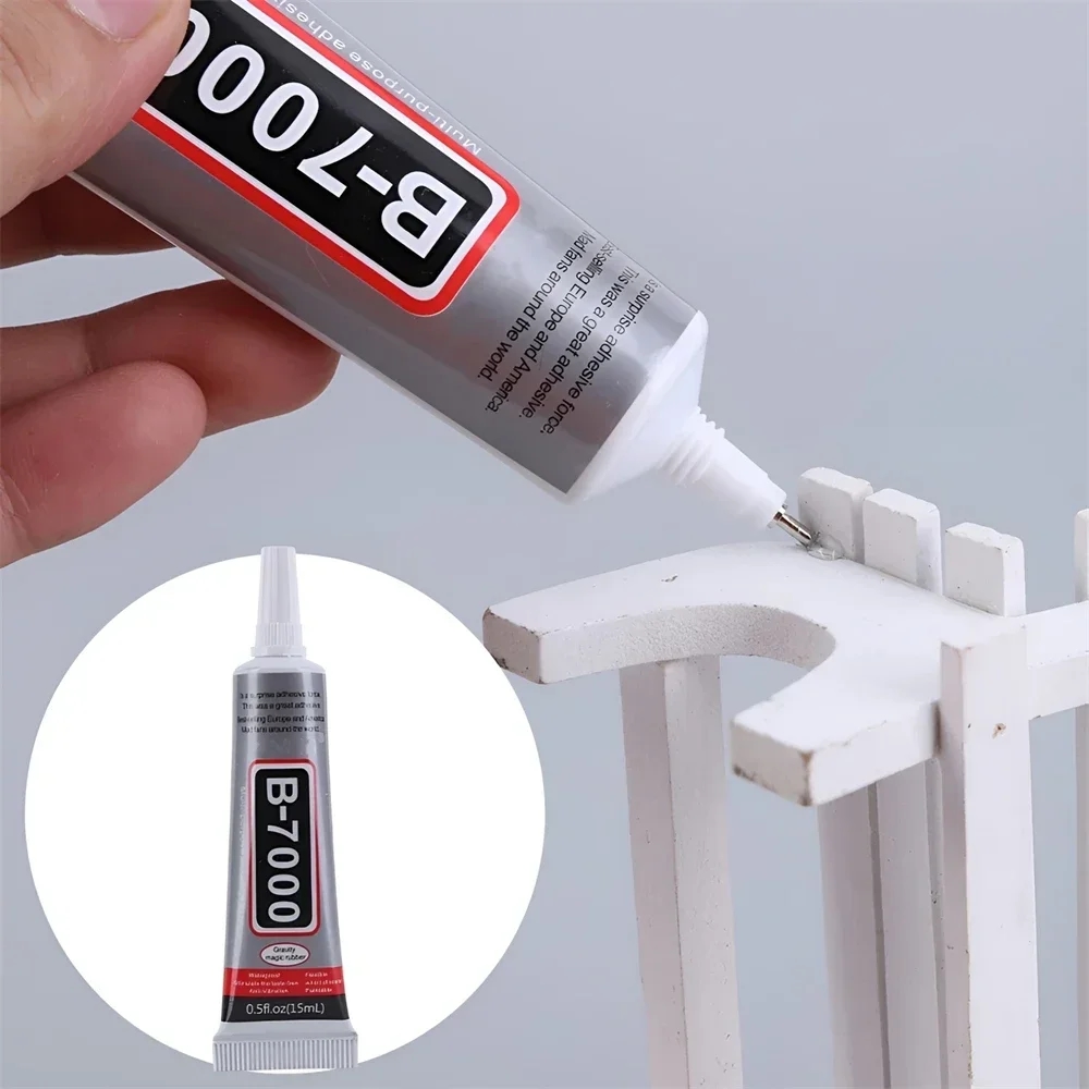 Thick consistency of B-7000 adhesive