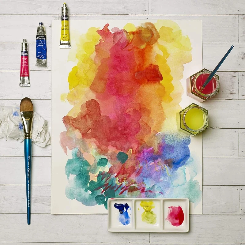High-quality packaging of Winsor & Newton Cotman watercolor paints