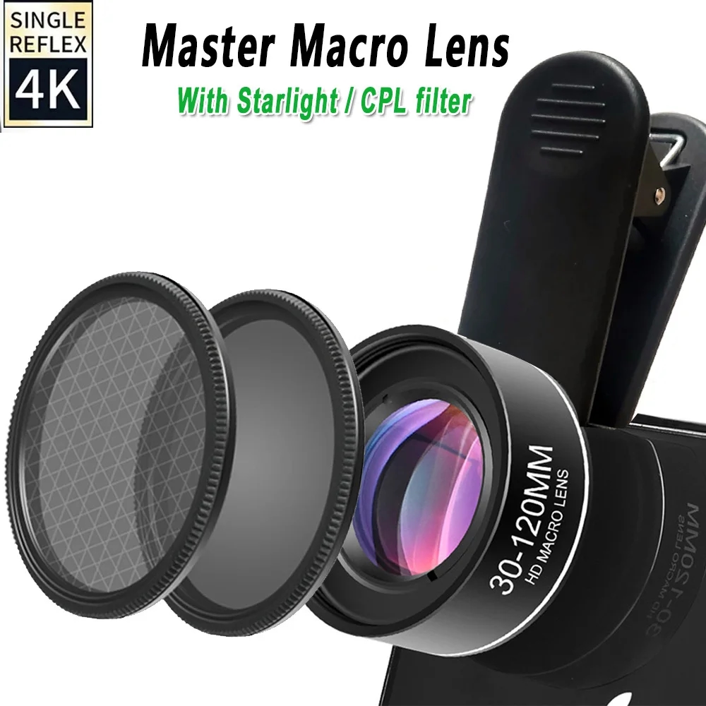 The macro lens is supplied in a compact and safe package