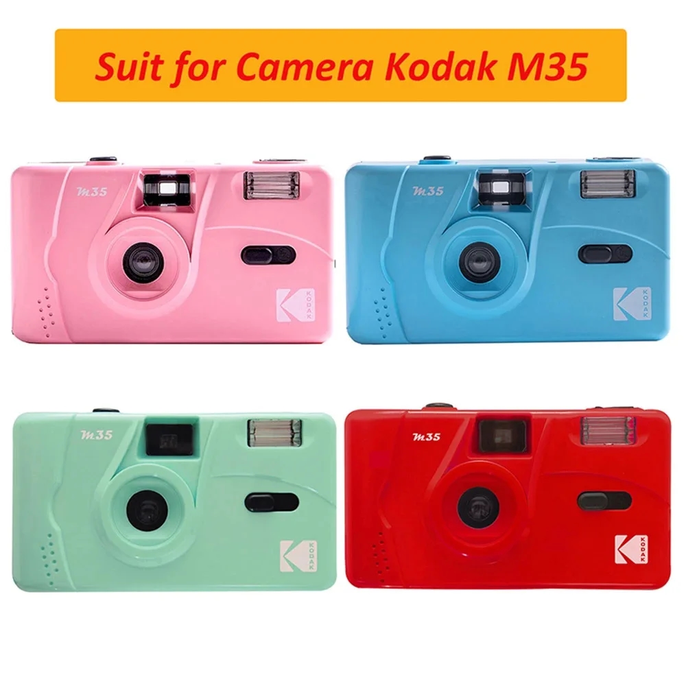 Filmkamera Kodak M35 mit wechselbarem Film, perfekt für Vintage-Aufnahmen