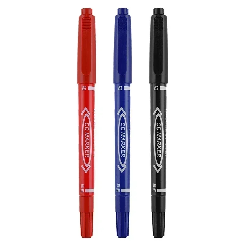 Detailed view of double-sided markers with the ability to choose the line thickness