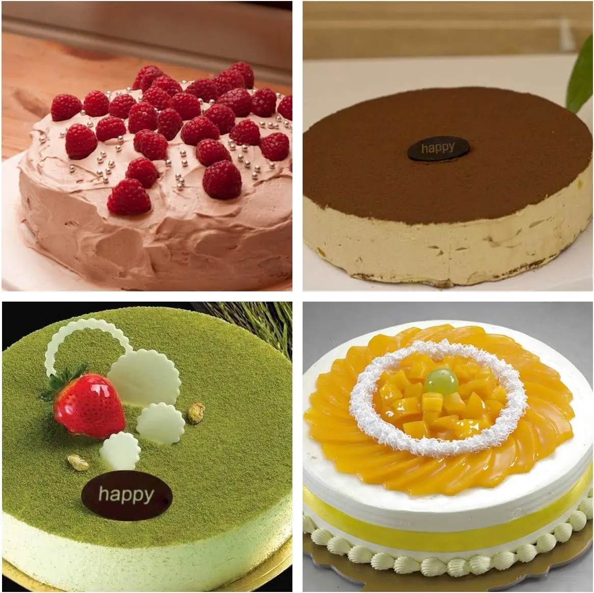 Ergonomic mold for baking round cakes