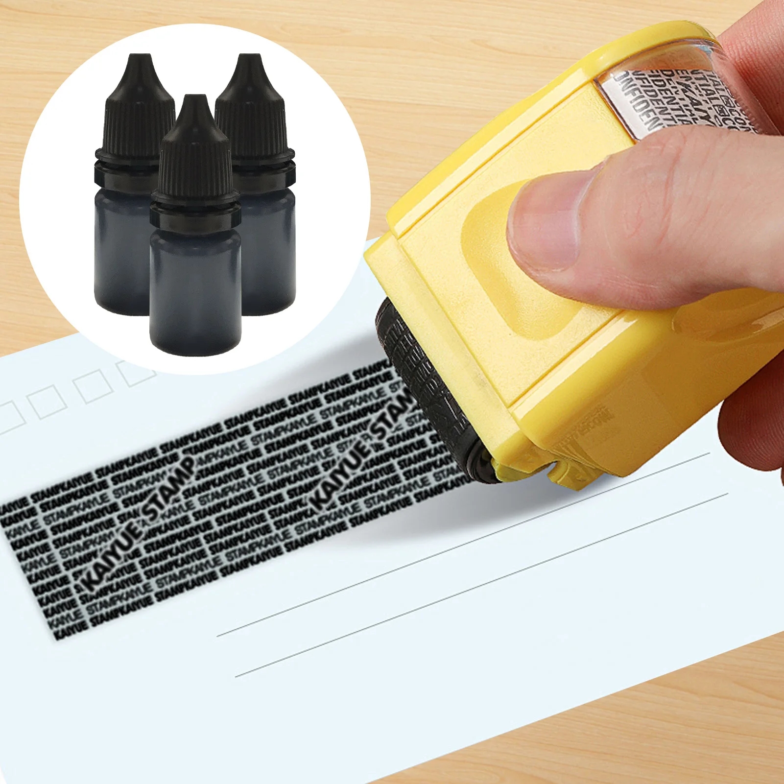 Easy-to-use ink that dries quickly and saves your time