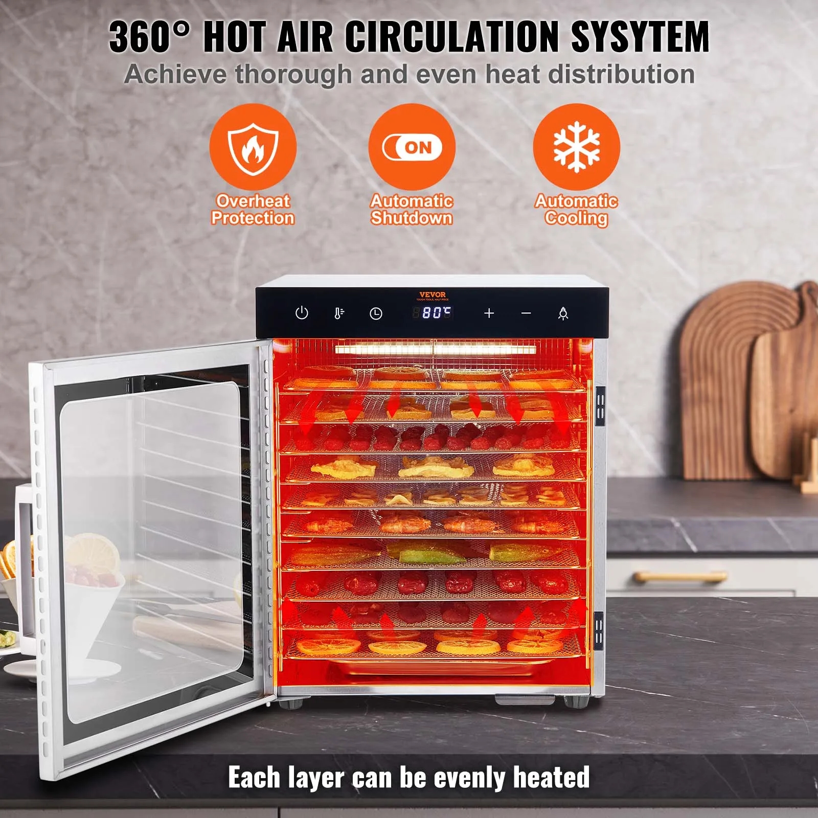 Preserve vitamins and nutrients through drying