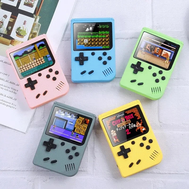 Portable mini console with two-player gaming capability