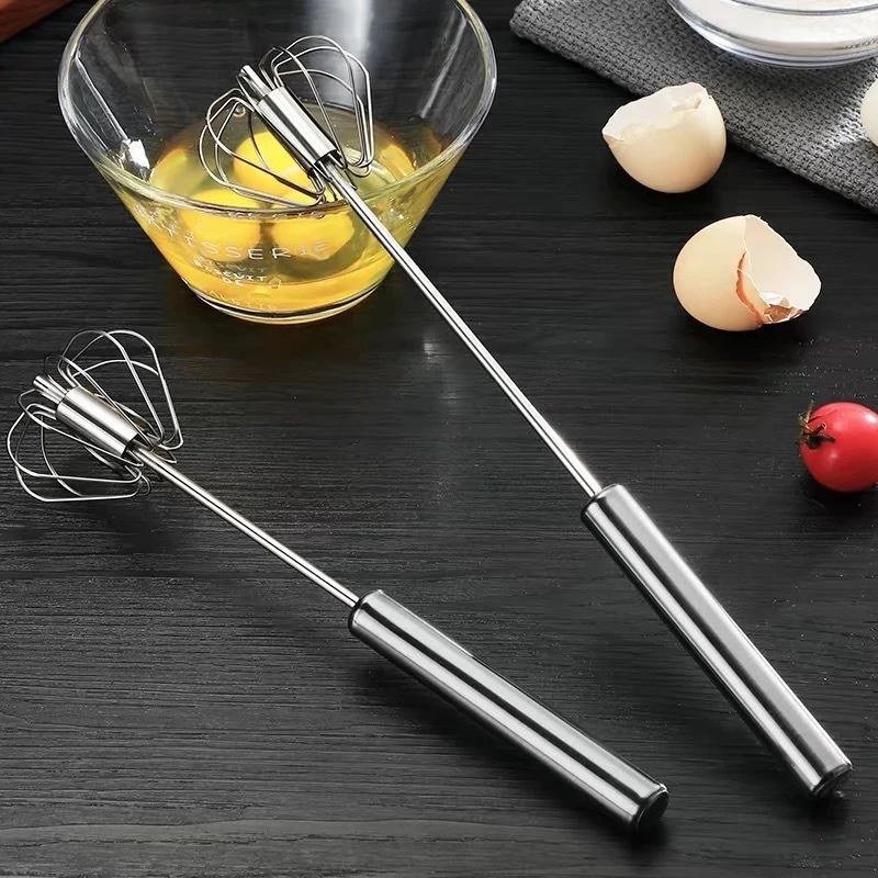 Whisk used for preparing egg mixtures
