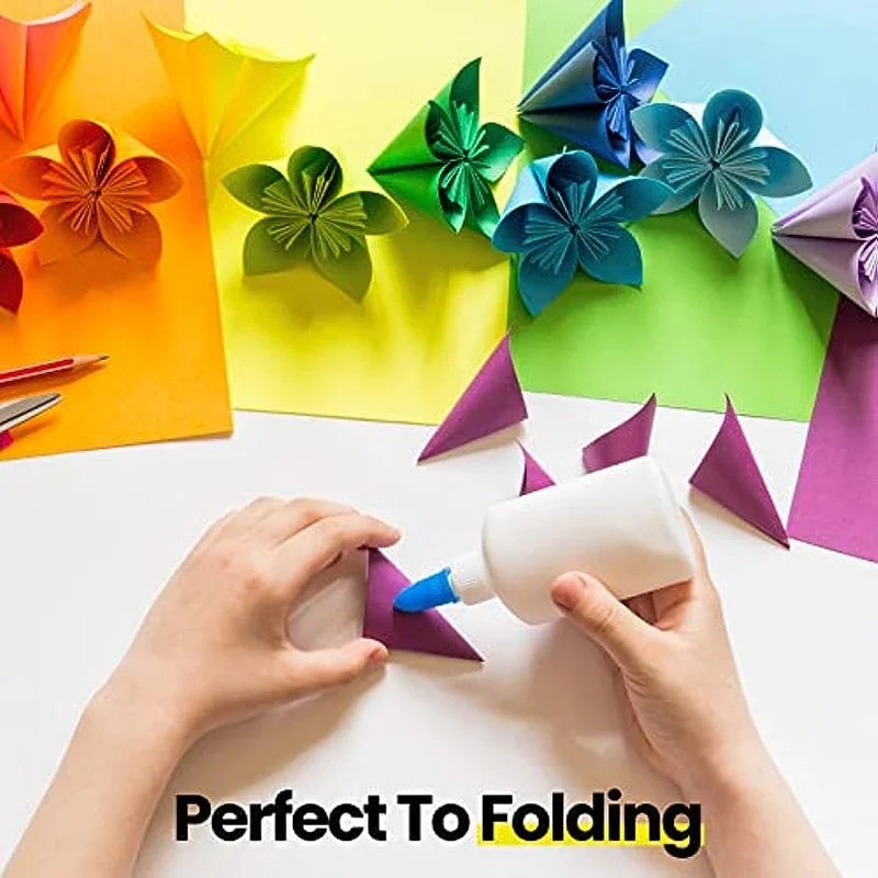 Create original gifts using our bright origami paper