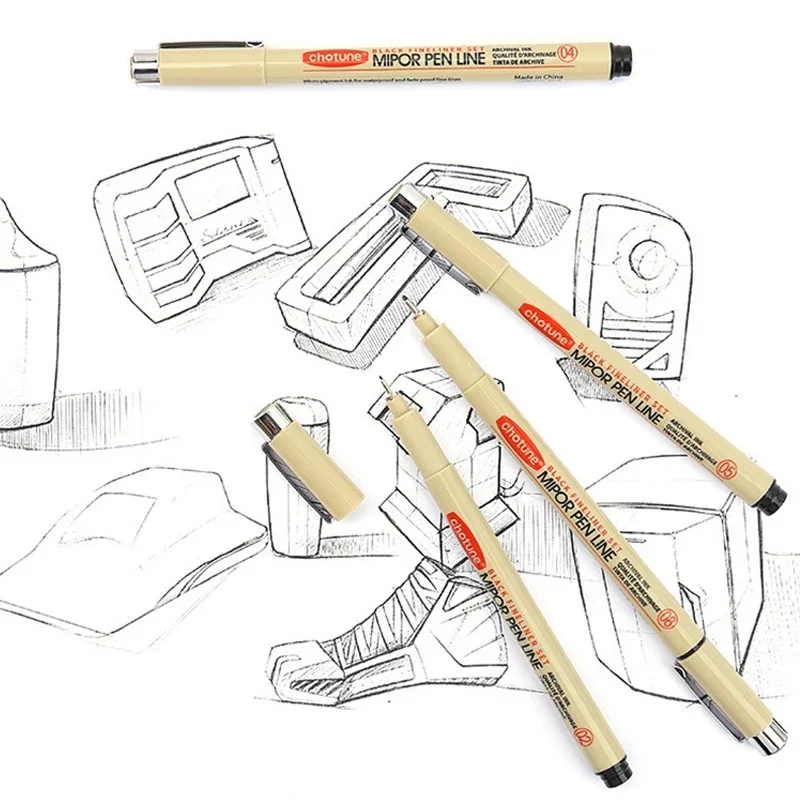 Set of markers in a branded gift box