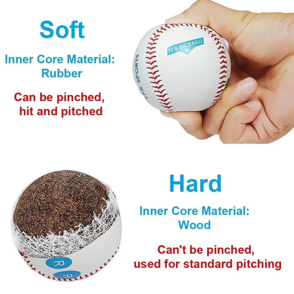 Training baseball designed to improve pitching technique