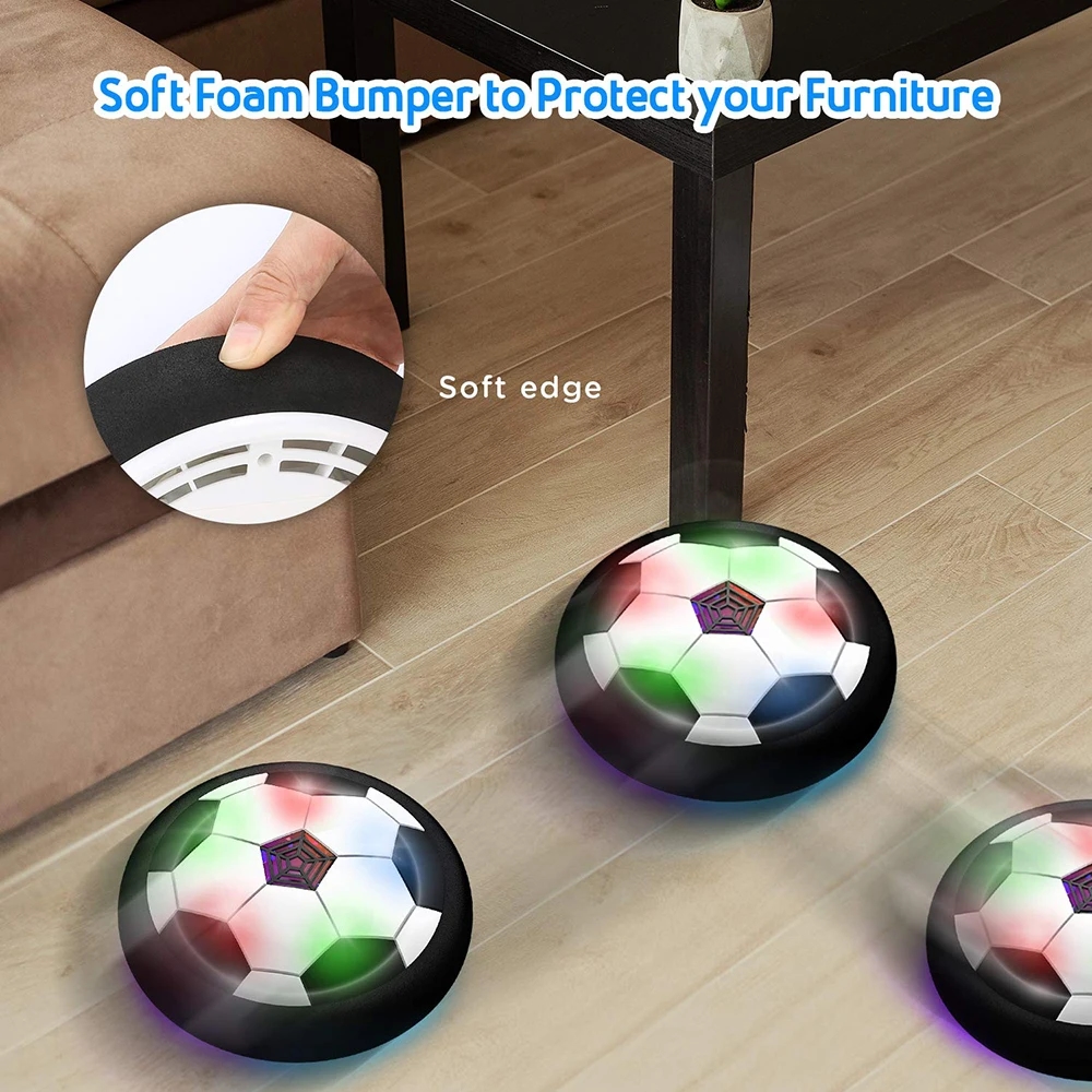 Foto des Balls, das das Schwebesystem und die Bewegung in verschiedene Richtungen zeigt