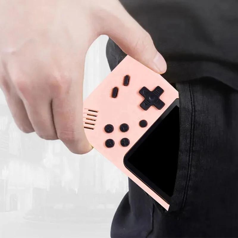 Bright and attractive retro console for young gamers