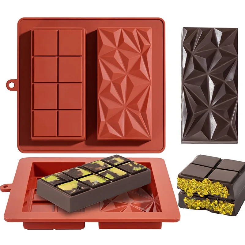 Ideale Form zur Herstellung von Schokoladentafeln und Desserts