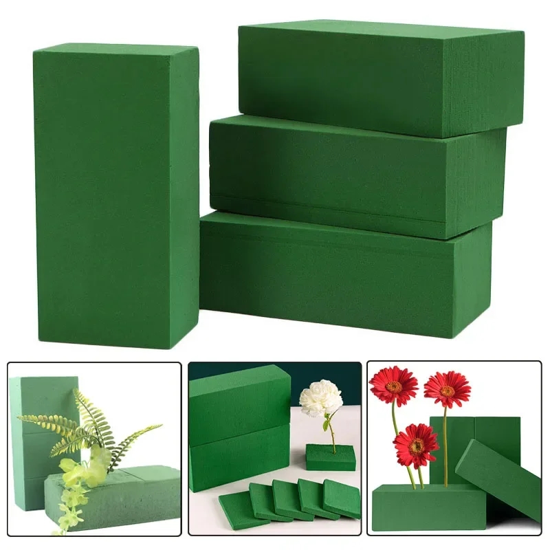Floral sponge in green color, perfect for wedding bouquets