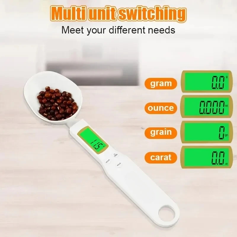 Cuillère numérique pour mesurer précisément le poids des aliments