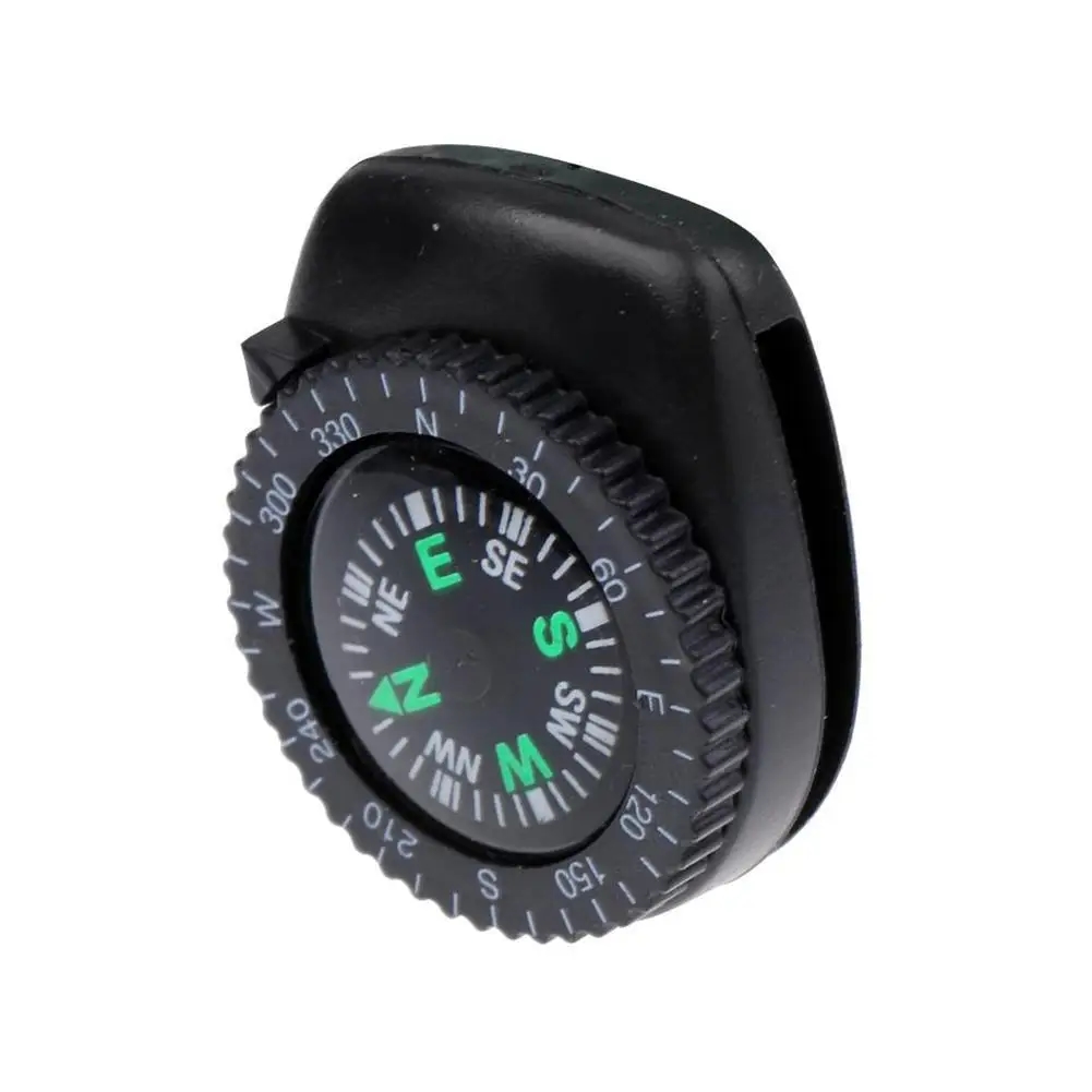 Hiking compass with clear divisions for determining direction