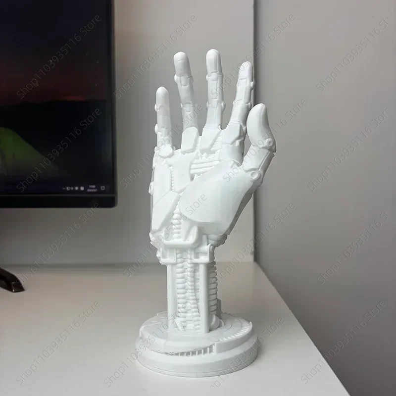 Stand for controller demonstrated in hands