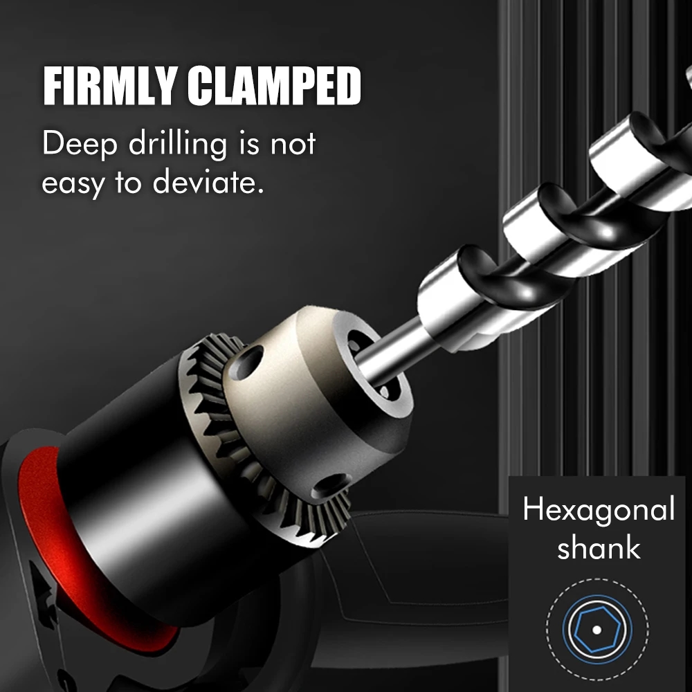 Model of SHENSEN drills with markings of diameters 6mm, 8mm, 10mm, 12mm, 14mm, 16mm, 20mm, 22mm, 28mm