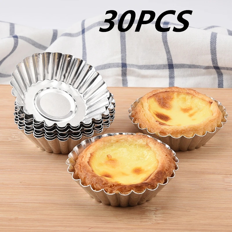 Reusable tart mold with a floral design made of aluminum alloy