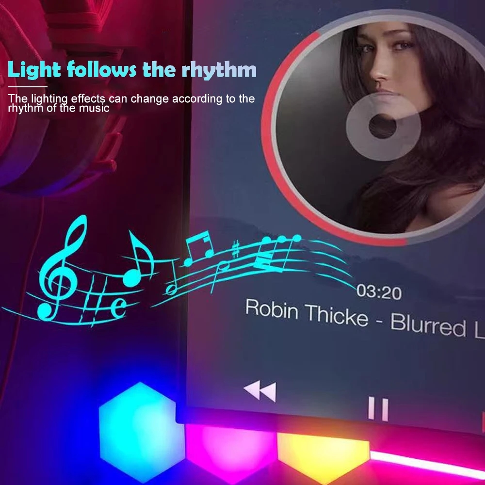 Cree una atmósfera inolvidable en la fiesta con la lámpara RGB