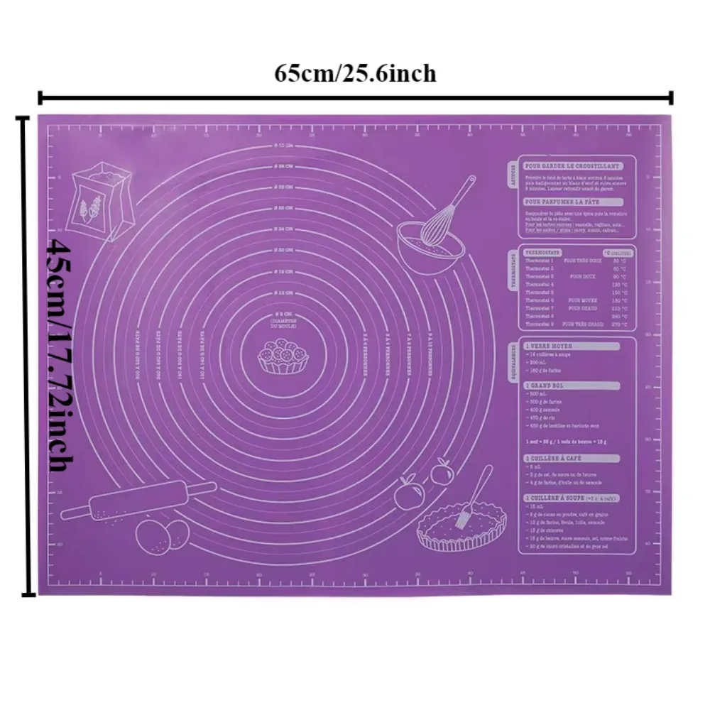 Non-slip mat for convenient cooking