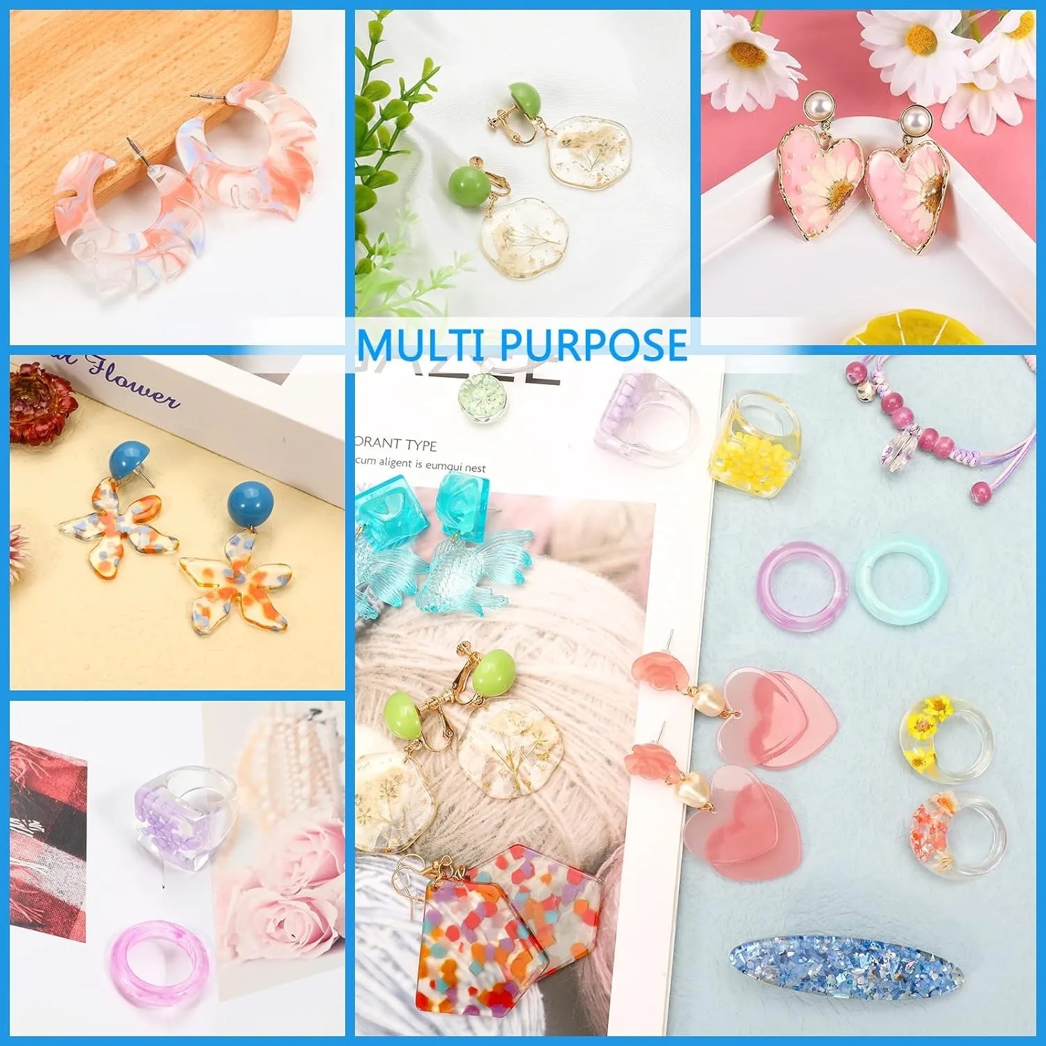 Universal UV epoxy resin suitable for various craft works