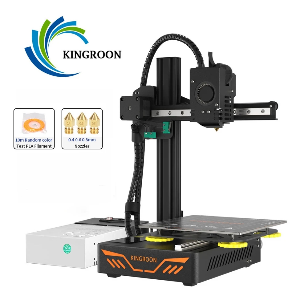 Compact KINGROON KP3S 3D Printer with Touch Screen