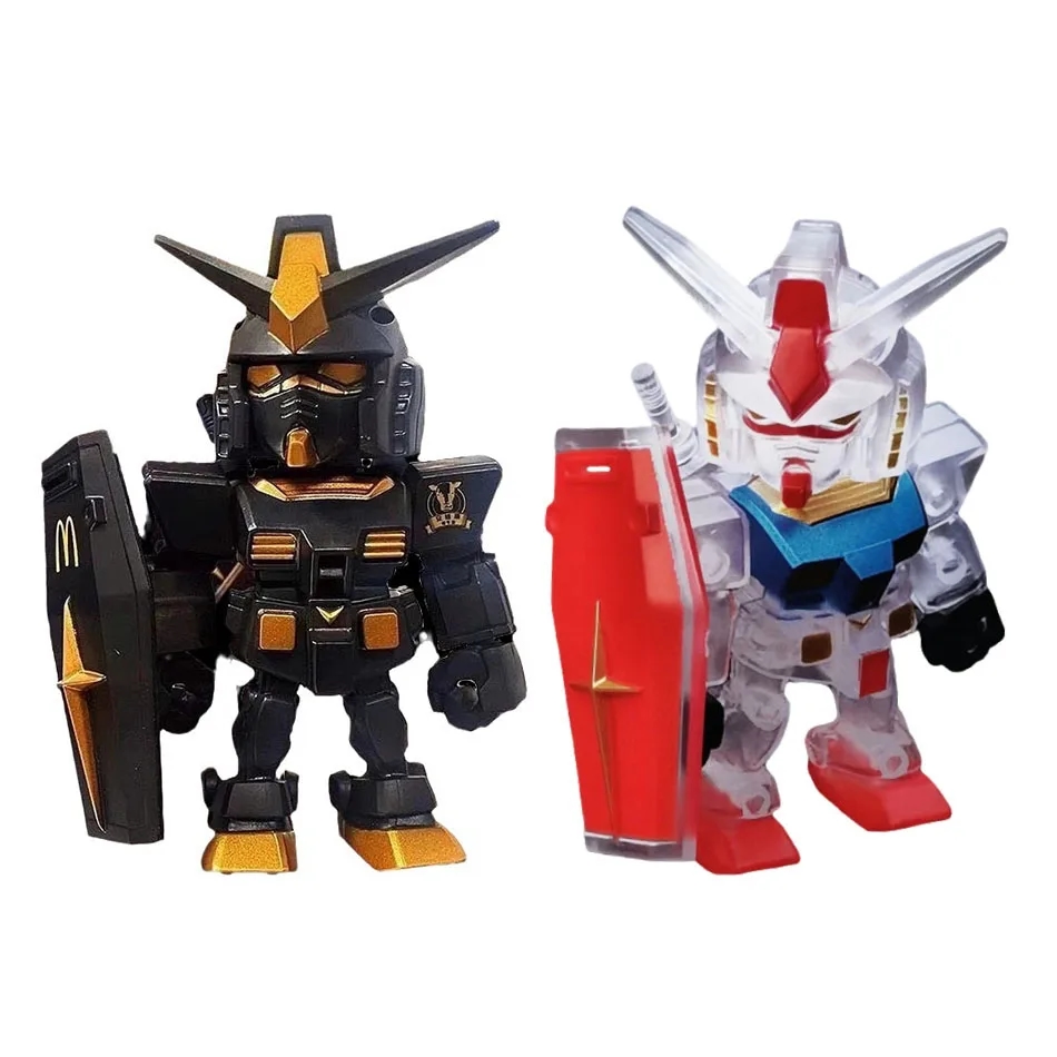 Bild der Sammlungsfigur Gundam RX-78-2 von McDonald's mit beweglichen Gliedmaßen
