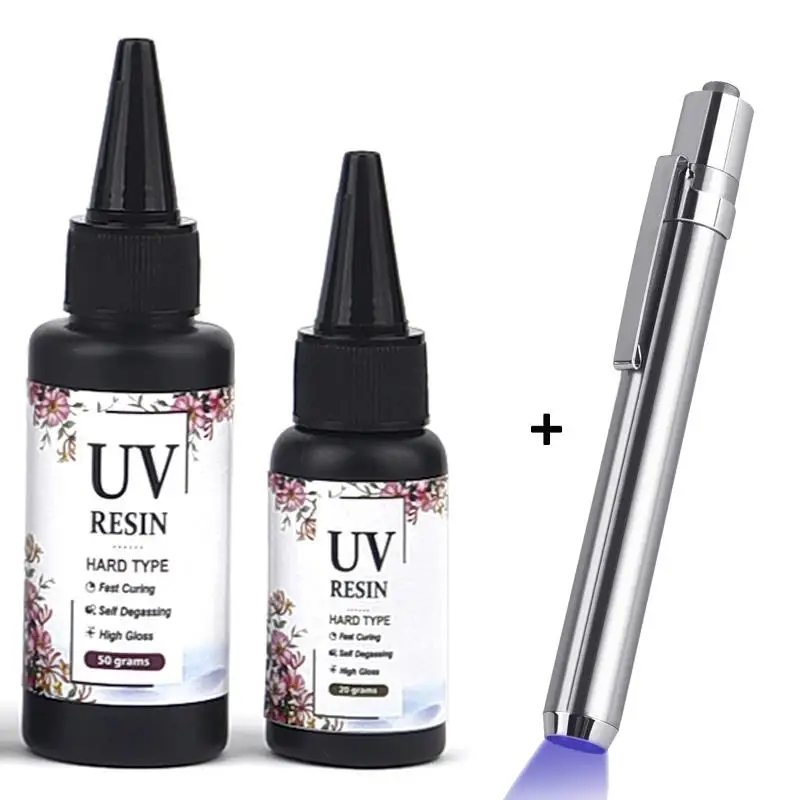 Transparent epoxy adhesive for crafts in 20 g packaging