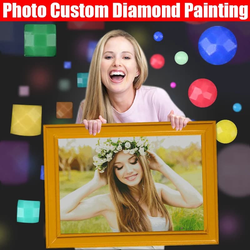 Diamond painting with 3D effect for home decoration