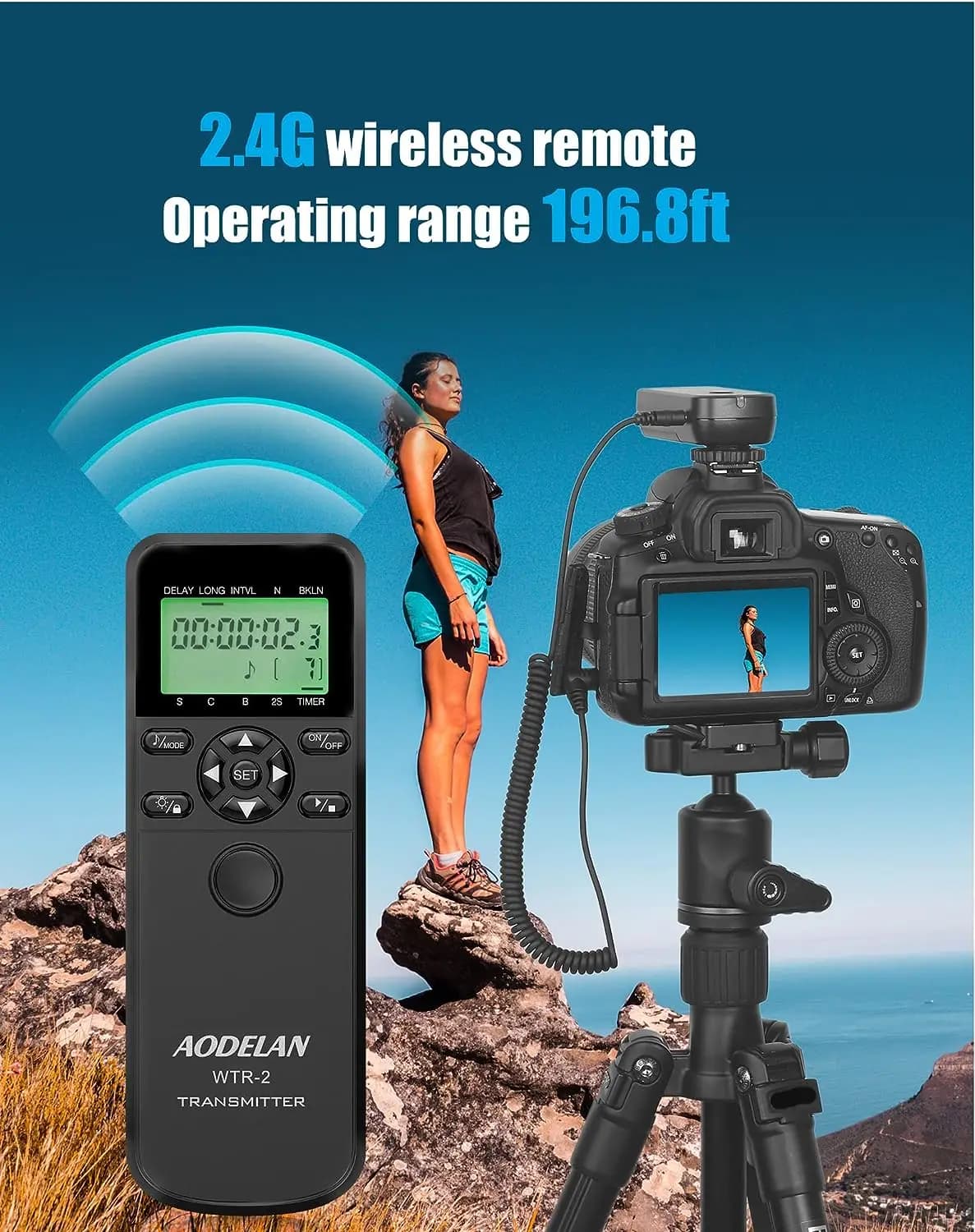 WTR-2 intervalometer for timelapse shooting