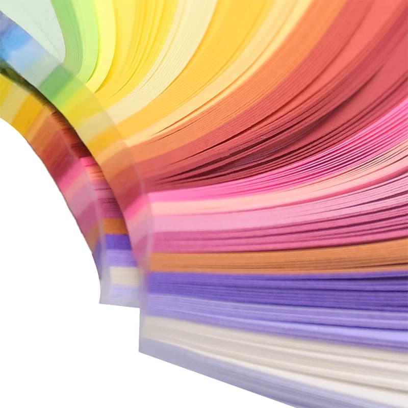 Paper strip set for quilling