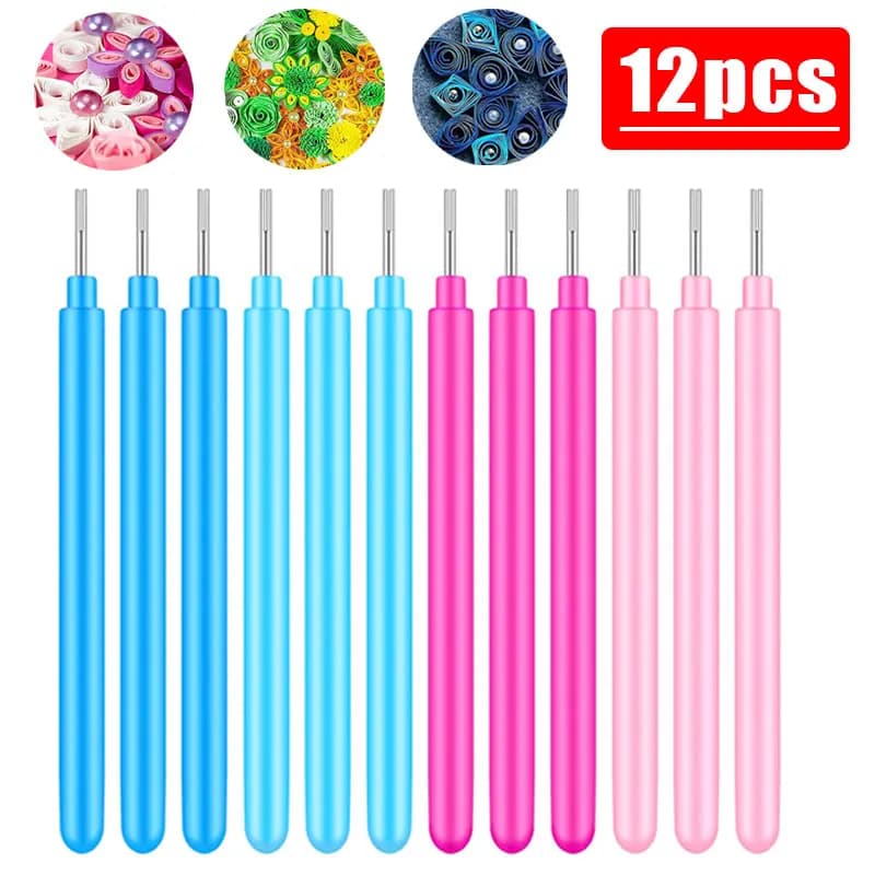 Quilling set with paper, pens and other accessories
