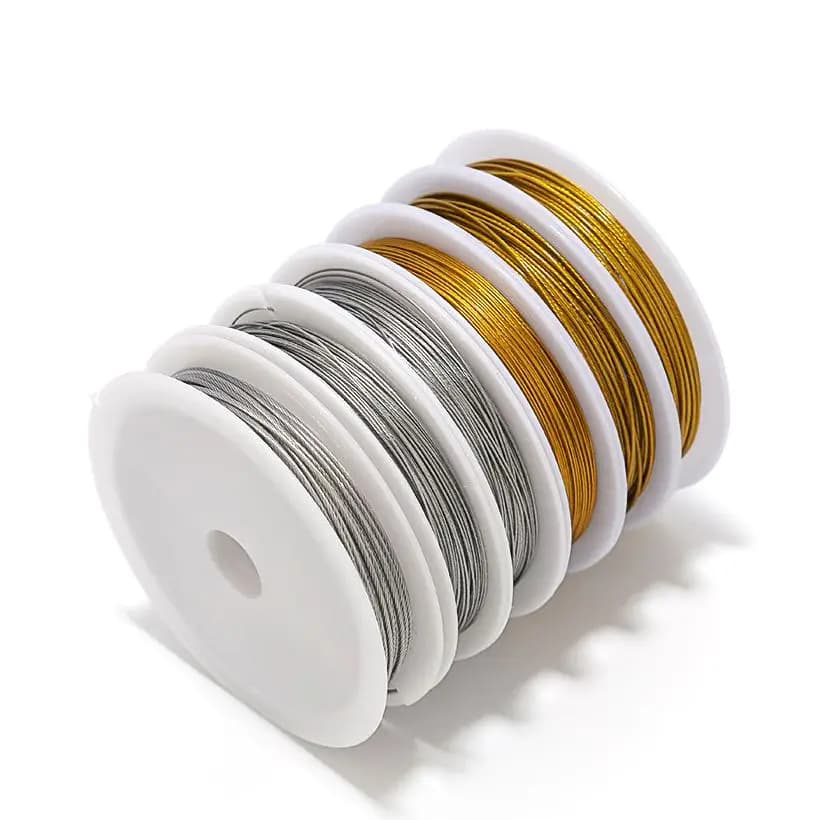 Steel wire with a diameter of 0.3mm, ideal for creating jewelry