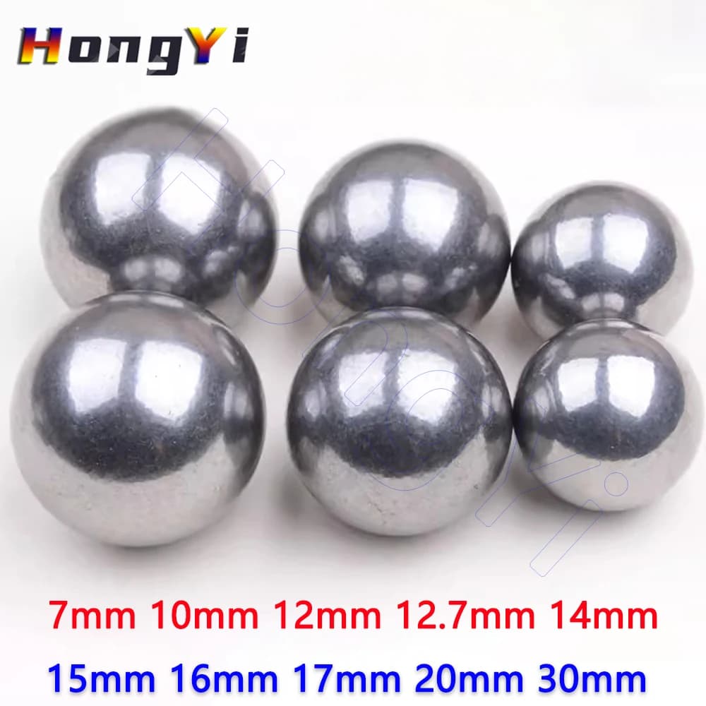 Steel balls of various sizes