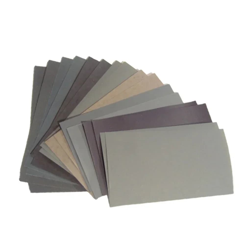 Sandpaper sheet with grit 400 for rough processing